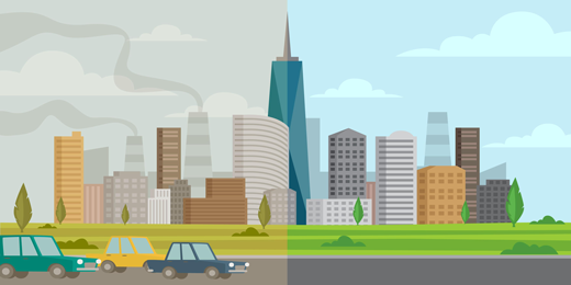 inquinamento in città