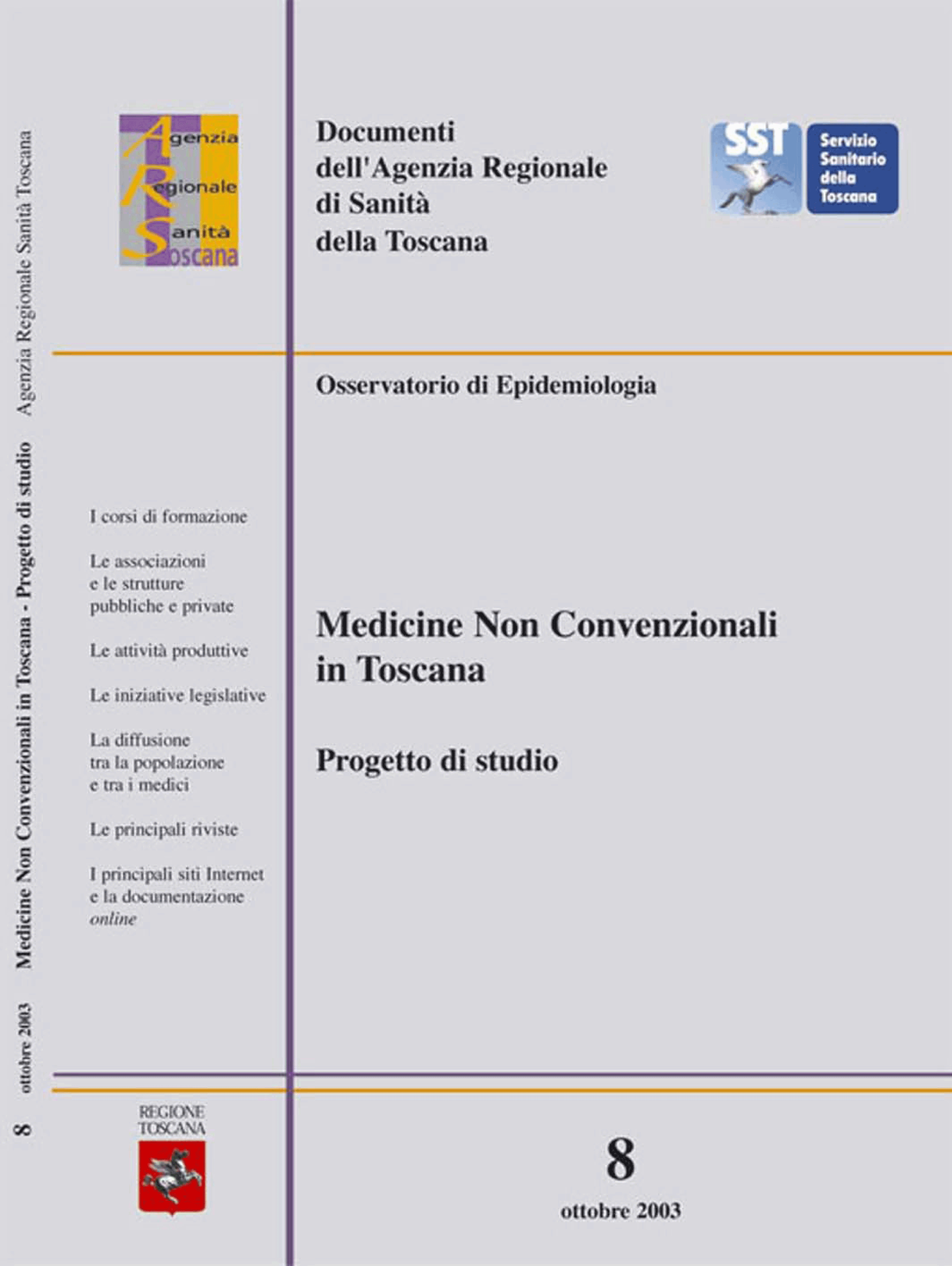 Immagine copertina Collana dei Documenti ARS, n. 8 - Aggiornamento