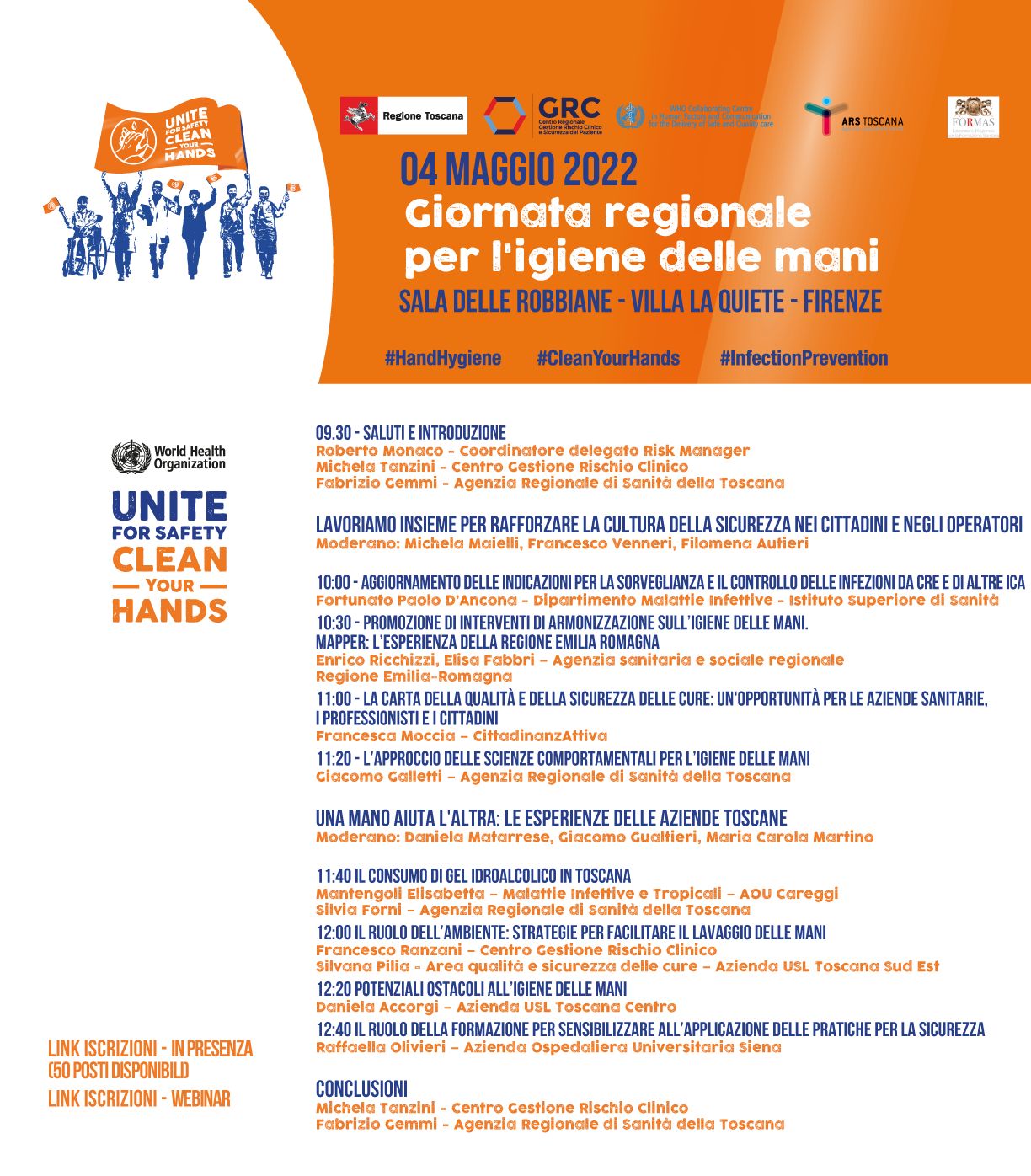 programma webinar igiene mani 4 maggio 2022