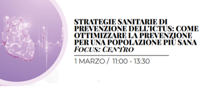 Strategie sanitarie di prevenzione dell'ictus: ARS Toscana partecipa al webinar organizzato da Motore Sanità